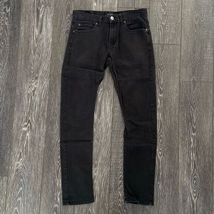 Bullhead Stacked Skinny Jeans (Black 31/32)